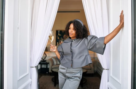 Lady in room