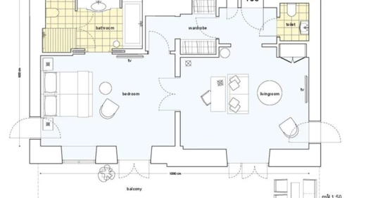 Værelse 105, Deluxe One Bedroom Suite-800px (2)