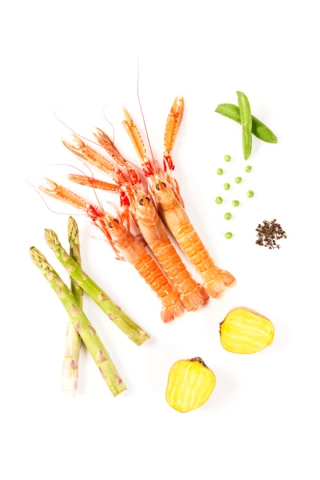 Lobster and asparagus